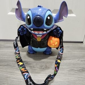 Disney Parks Vampire Stitch Halloween Popcorn Bucket